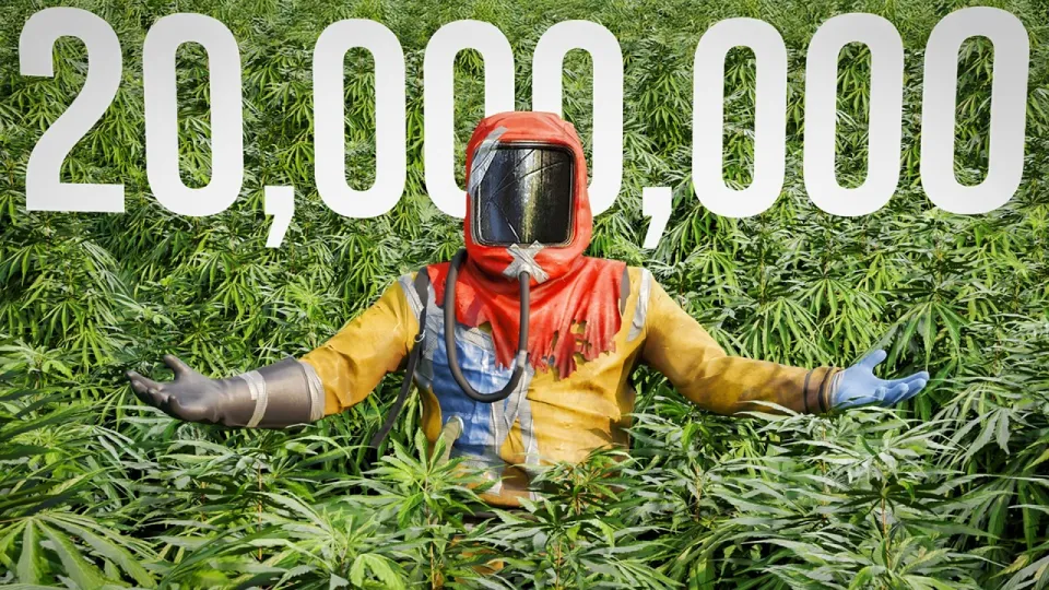 How did JTeles become Rust's number one farmer with 20 million cloth?